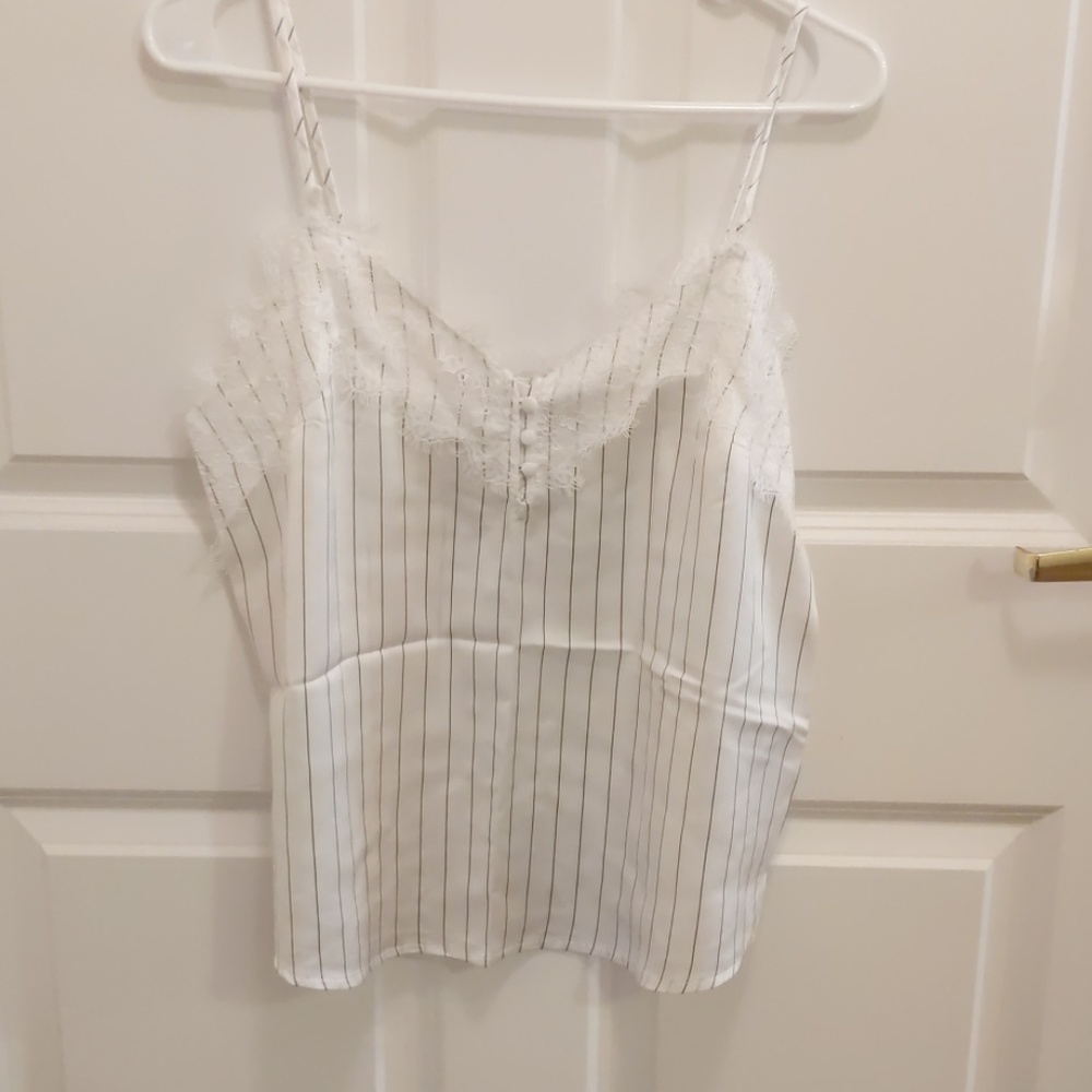Abercrombie stripped camisole NWOT